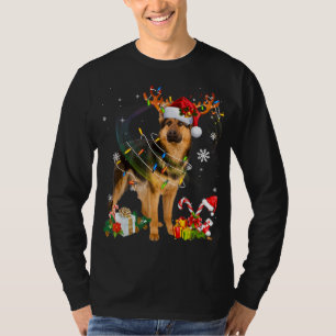 T-shirt Berger allemand Noël Chien renne Drôle Noël