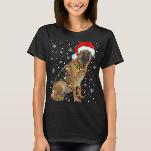 T-shirt Berger allemand Noël Noël Noël Chapeau drôle Noël