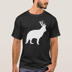 T-shirt Berger Allemand Noël Renne Andouillers Noël