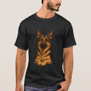 T-shirt Berger Allemand Réaliste