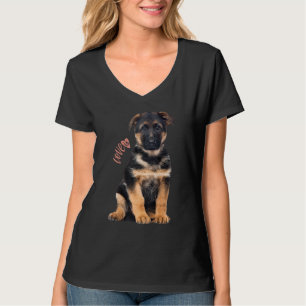 T-shirt Berger allemand Shepard Chien Maman Papa Aimer Ani
