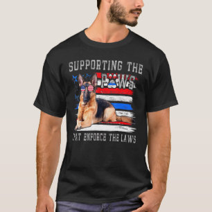 T-shirt Berger Allemand Soutenant Les Pches Qui S'Applique