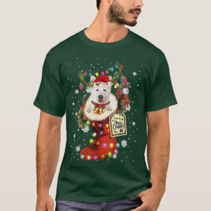 T-shirt Berger Allemand Xmas Boot Noël Sock Hiver Sn