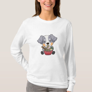 T-shirt Berger australien mangeant Ramen Sweet Kawaii