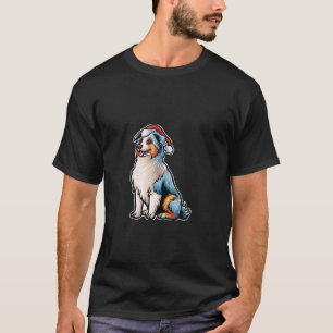 T-shirt Berger australien Père Noël Casquette Merry Christ