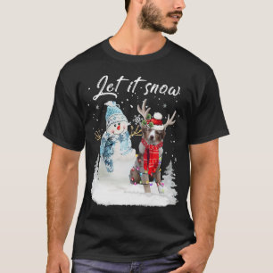T-shirt Berger Australien Santa Chien Noël Bonhomme de Nei