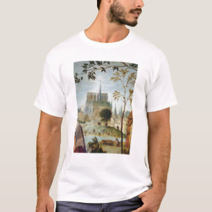 T-shirt Berger avec le troupeau et les baigneurs