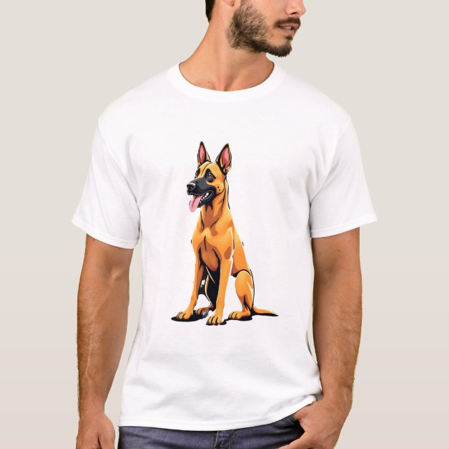 T-shirt Berger belge Malinois (3) (Devant)
