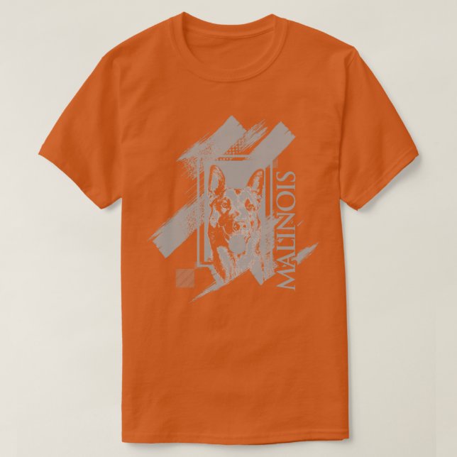 T-shirt Berger belge malinois Mechelaar Maligator (5) (Design devant)