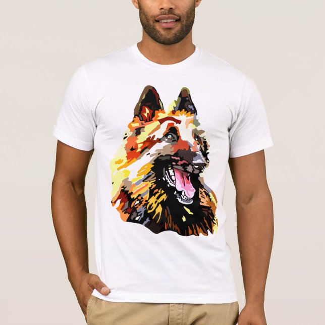 t-shirt berger belge tervuren (Devant)