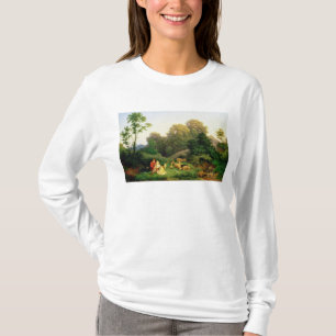 T-shirt Berger et bergère dans un paysage allemand