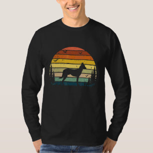 T-shirt Berger Hollandais Vintage Rétro Maman Papa Chien
