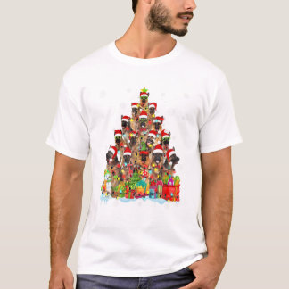 T-shirt Berger Père Noël sapin de Noël