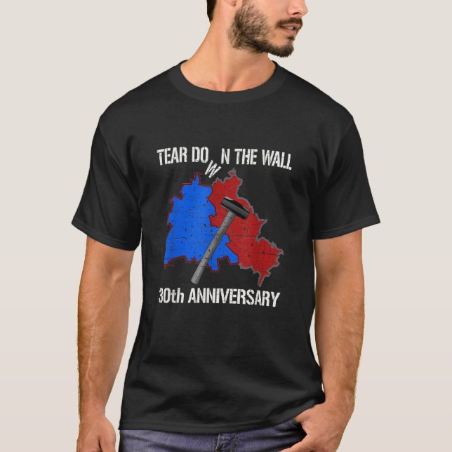 T-shirt Berlin Allemagne 30e anniversaire (Devant)