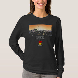 T-shirt berlin Allemagne Skyline Vacances Souvenir ville