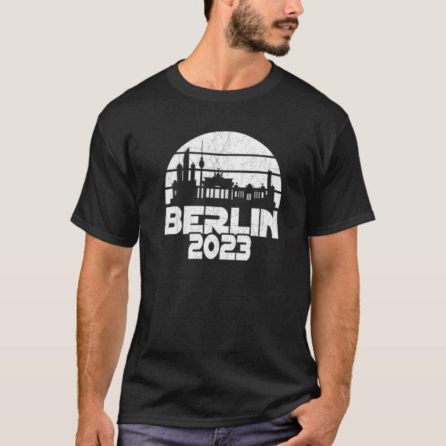 T-shirt Berlin skyline Germany design Berlin 2023 (Devant)