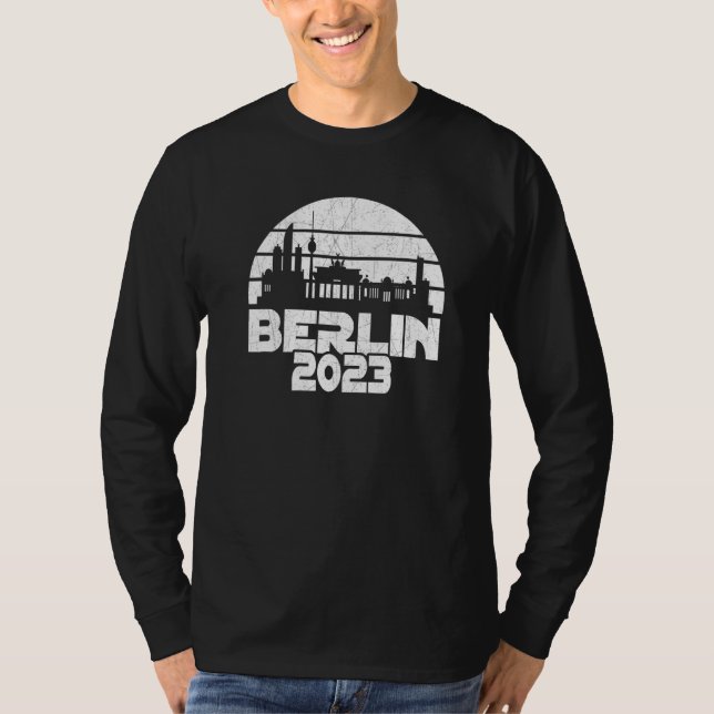T-shirt Berlin skyline Germany design Berlin 2023 (Devant)