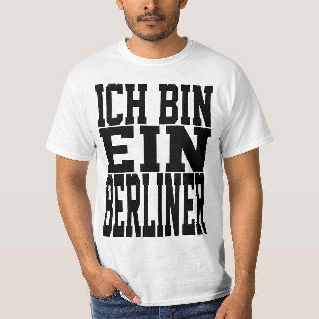 T-shirt Berlinois d'Ein de bin d'Ich (Devant)