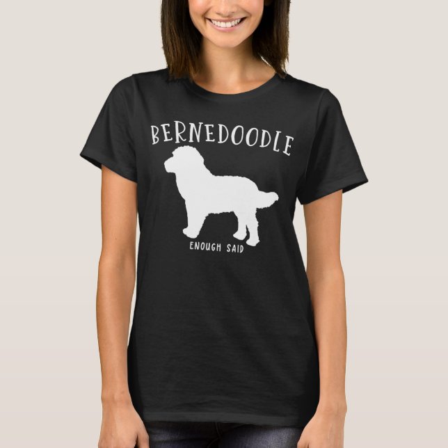 T-shirt Bernedoodle Shirt Design Doodle Dog Shirt Bernedoo (Devant)