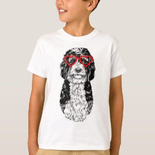 T-shirt Bernedoodle Valentines Day Doodle Chien maman Chie