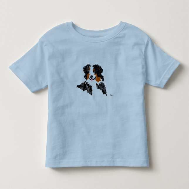 T - Shirt: Berner Hunde Kleinkind T-shirt (Vorderseite)