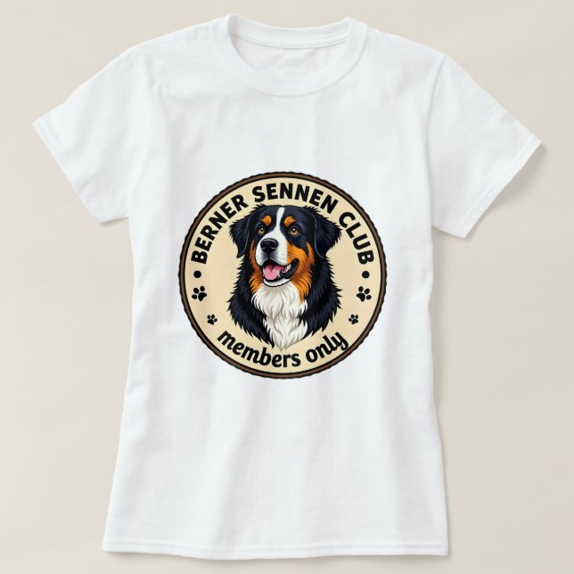 T-shirt Berner Sennen 'Club - Membres uniquement" (Design devant)