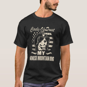 T-shirt Bernese Mountain Chien Cercle De Confiance Chien M