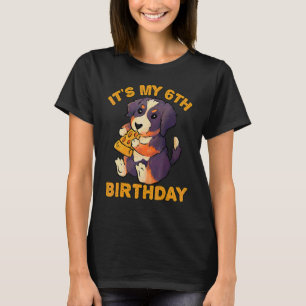 T-shirt Bernese Mountain Dog Manger de la pizza C'est My 6