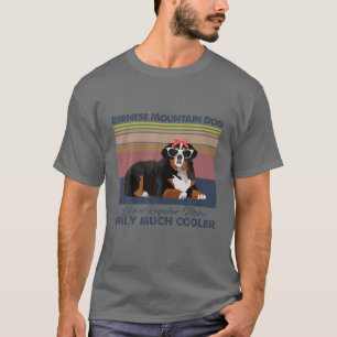 T-shirt Bernese Mountain Mom Bandana Match Vintage Mother'