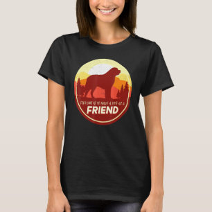 T-shirt Bernhardiner Chien Retro 12