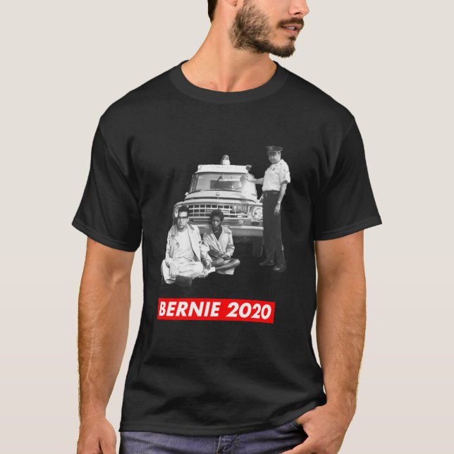 T-shirt Bernie Sanders Arrêté La Manifestation Pour Les Dr (Devant)