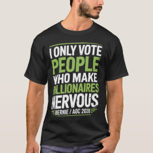 T-shirt Bernie Sanders Et Aoc 2028 Pour La Campagne Du Pré