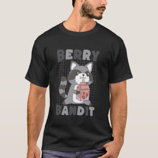 T-shirt Berry Bandit Raccoon Kawaii Cute Funny