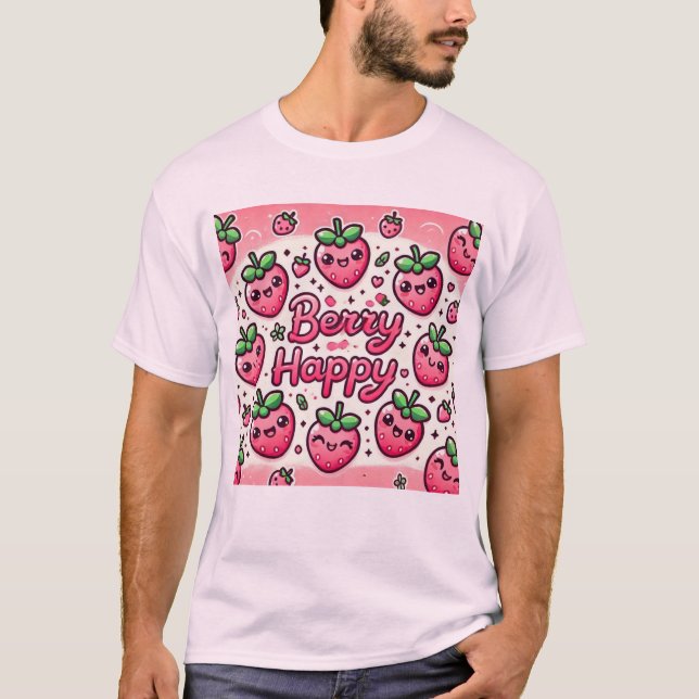T-shirt Berry Happy (Devant)
