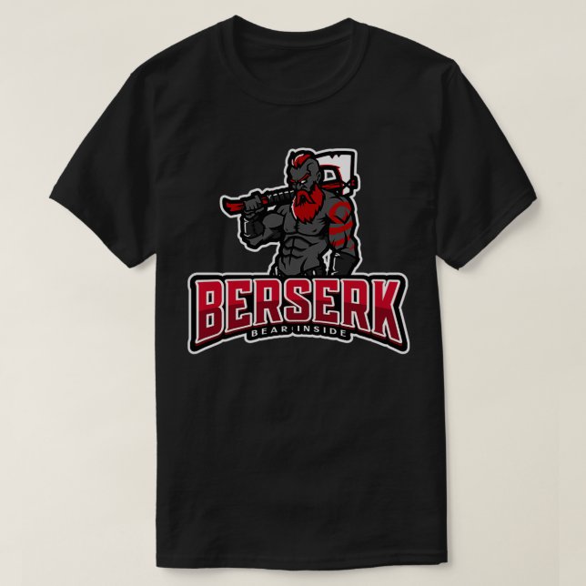 T-shirt Berserk Viking Warrior (Design devant)