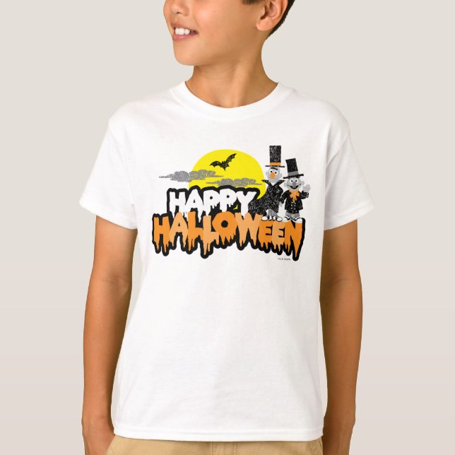 T-shirt Bert et Ernie | Bonne Halloween (Devant)