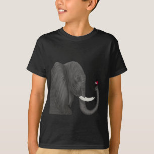 T-shirt Bertha L'Adorable Éléphant Et Mignonne Ladybug