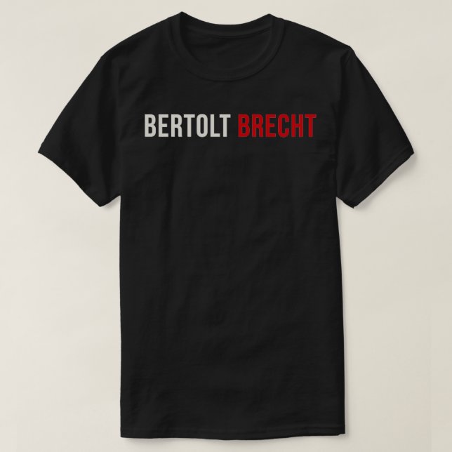 T-shirt Bertolt Brecht (Design devant)