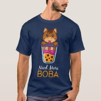 Besoin d'autre boba Cute cheval dégustant du thé b