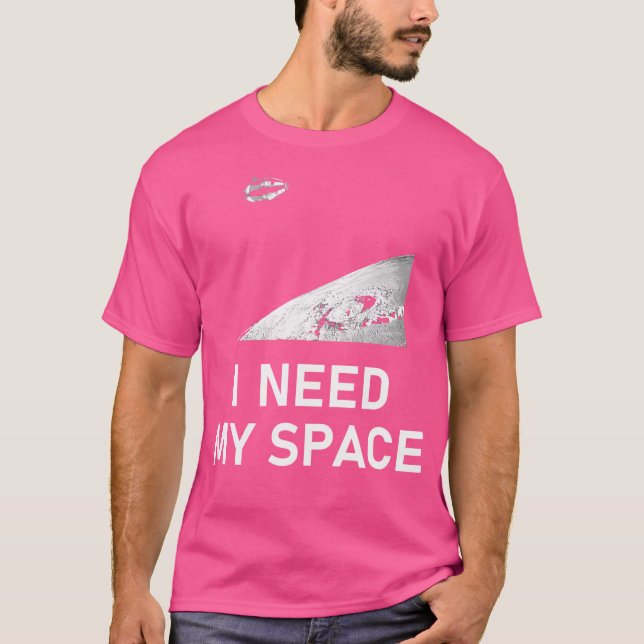 T-shirt Besoin de mon espace Social Distancing Astronomie  (Devant)