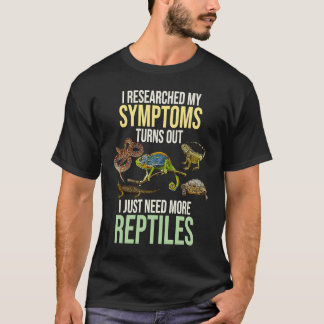 T-shirt Besoin de plus de Reptiles Pet Reptile Propriétair