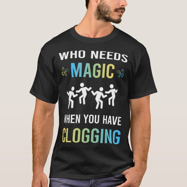 T-shirt Besoin d'un blogueur de blog magique (Devant)
