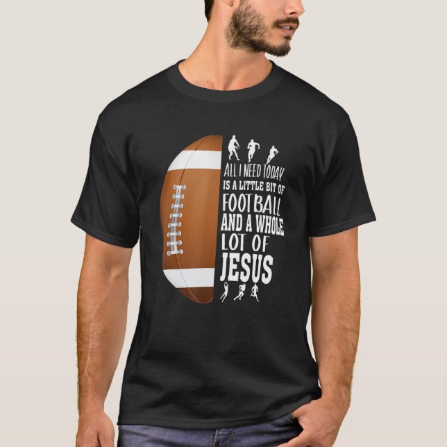 T-shirt Besoin D'Un Peu De Football Et D'Un Grand Nombre D (Devant)