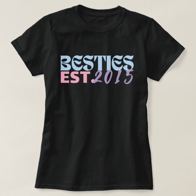 T-shirt Besoins personnalisés, Meilleurs Amis, Filles Week (Design devant)