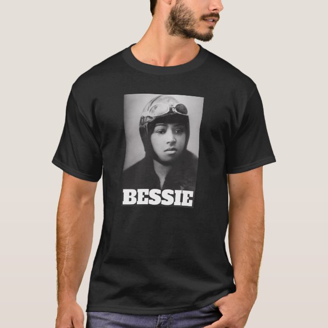 T-shirt Bessie Coleman - Pionnier de l'aviation (Devant)