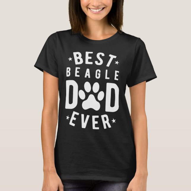 T-shirt Best Beagle Dad Ever  Beagle Dad (Devant)