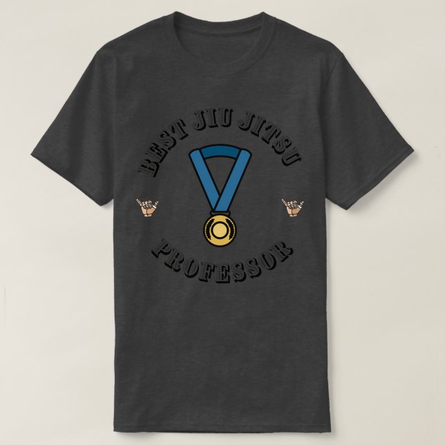 T-shirt Best BJJ Brésil Jiu Jitsu Professeur Shaka (Design devant)