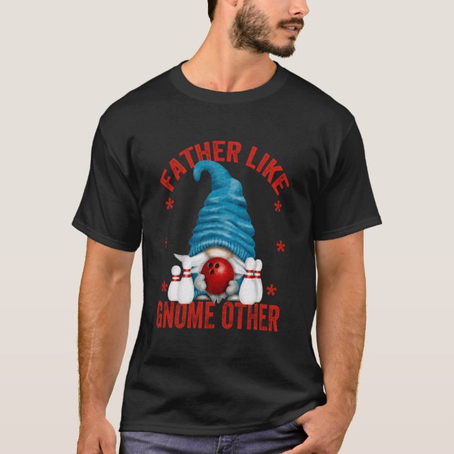 T-shirt Best Bowler Dad Quote for Men Funny Bowling Father (Devant)