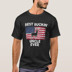 T-shirt Best Buckin Uncle Jamais Deer Chasse Design Amériq
