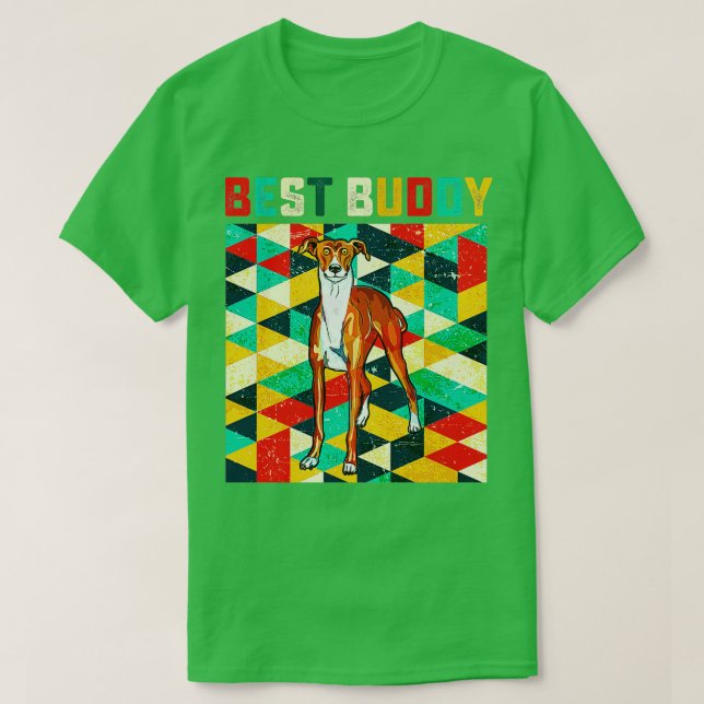 T-shirt Best Buddy Greyhound (Design devant)